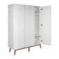 ARMOIRE 3 PORTES TRENDY BLANC