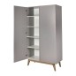 ARMOIRE 2 PORTES TRENDY GRIFFIN GREY