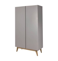 ARMOIRE 2 PORTES TRENDY GRIFFIN GREY