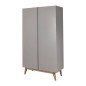 ARMOIRE 2 PORTES TRENDY GRIFFIN GREY