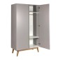 ARMOIRE 2 PORTES TRENDY GRIFFIN GREY