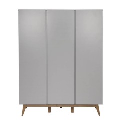 ARMOIRE 3 PORTES TRENDY GRIFFIN GREY