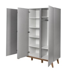 ARMOIRE 3 PORTES TRENDY GRIFFIN GREY