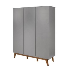 ARMOIRE 3 PORTES TRENDY GRIFFIN GREY
