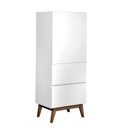 ARMOIRE 1 PORTE TRENDY BLANC