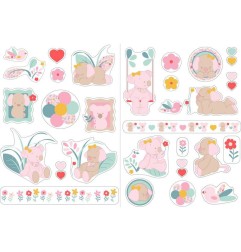 AUTOCOLLANTS DECORATIFS IRIS ET LALI