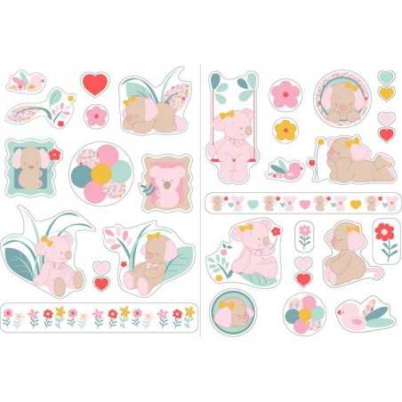 AUTOCOLLANTS DECORATIFS IRIS ET LALI