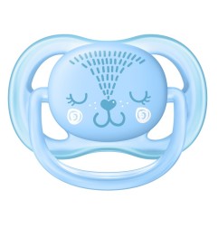 2 - SUCETTES ULTRA AEREES - 0/6 MOIS - BLEU - DECOR ETOILE