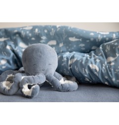 PELUCHE PIEUVRE OCEAN BLUE