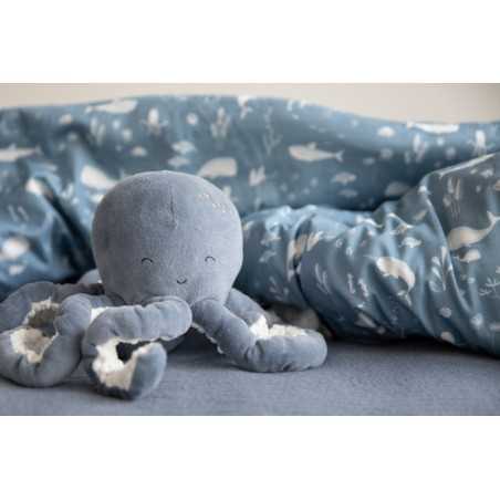 PELUCHE PIEUVRE OCEAN BLUE