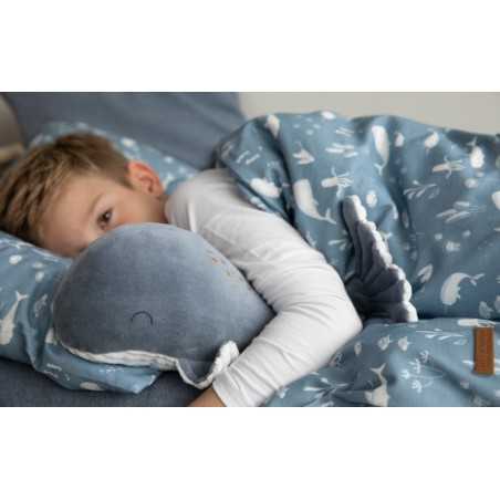 PELUCHE GRANDE BALEINE OCEAN BLUE