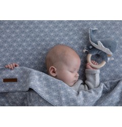 HOCHET ANNEAU BALEINE OCEAN BLUE