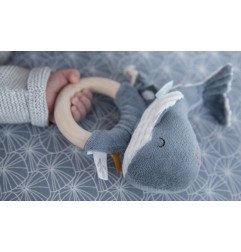 HOCHET ANNEAU BALEINE OCEAN BLUE