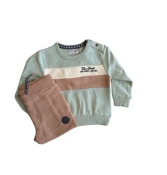 ENS PANTALON+PULL TAKE A BREAK 9M