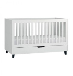LIT BEBE EVOLUTIF 70X140 SIMPLE BLANC