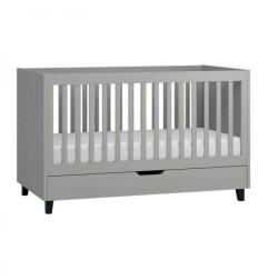 LIT BEBE EVOLUTIF 70X140 SIMPLE GRIS