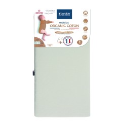 MATELAS ORGANIC COTON DEHOUSSABLE