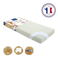 MATELAS ORGANIC COTON DEHOUSSABLE