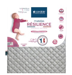 MATELAS RESILIENCE DEHOUSSABLE 360°