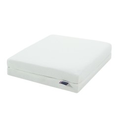 MATELAS PLIANT 2 PARTIES FIBRES DEHOUSSABLE