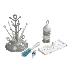 COFFRET NAISSANCE EGOUTTOIR BAVOIR BOITE DOSEUSE GOUPILLON