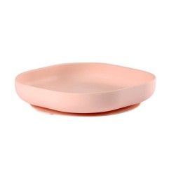 ASSIETTE SILICONE VENTOUSE LIGHT PINK