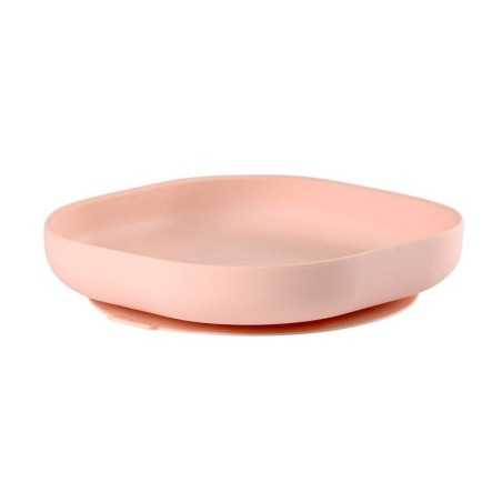 ASSIETTE SILICONE VENTOUSE LIGHT PINK