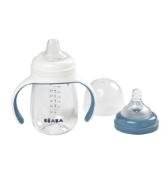 BIBERON D APPRENTISSAGE 2 EN 1 BLEU