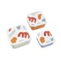 SET DE 3 BOITES A GOUTER PLAYFUL