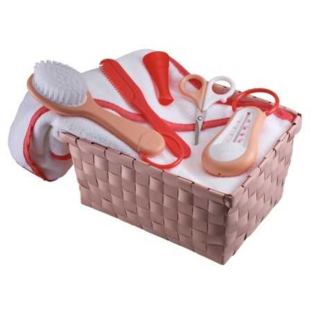 CORBEILLE DE TOILETTE CORAL/NUDE