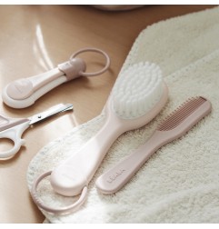 SET ACCESSOIRES TOILETTE - OLD PINK