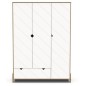 ARMOIRE 3 PORTES + 1 TIROIR ALBIZIA