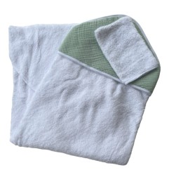 SORTIE DE BAIN AVEC GANT