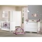 ARMOIRE 2 PORTES AVEC MONTANTS LOFT BLANC