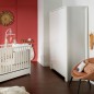 ARMOIRE 2 PORTES AVEC MONTANTS LOFT BLANC