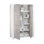 ARMOIRE 2 PORTES AVEC MONTANTS LOFT BOIS
