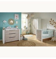 ARMOIRE 2 PORTES AVEC MONTANTS LOFT BOIS