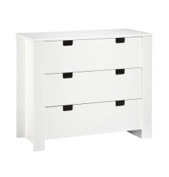 COMMODE 3 TIROIRS CITYBLANC