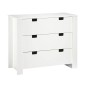 COMMODE 3 TIROIRS CITYBLANC