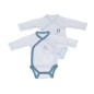 BODIES BLANC/BLEU LOT DE 2 NEW