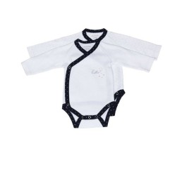 BODIES BLANC/BLEU LOT DE 2
