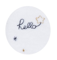 PYJAMA VELOURS BLANC GARCON