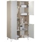 ARMOIRE 3 PORTES 1 NICHE HAPPY