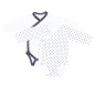 BODIES BLANC/NOIR LOT DE 2 TAILLE 1 MOIS CHAO CHAO