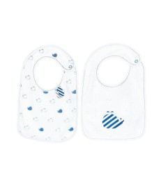 BAVOIRS LOT DE 2 BLUE BALEINE