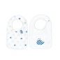 BAVOIRS LOT DE 2 BLUE BALEINE