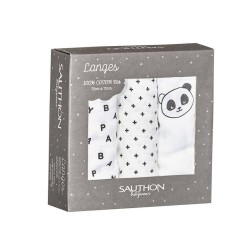 LANGES 70X70CM LOT DE 3 CHAO CHAO