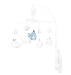 MOBILE MUSICAL BLUE BALEINE