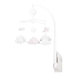 MOBILE MUSICAL GRIS LILY GREY