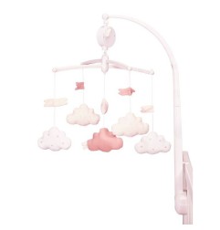 MOBILE MUSICAL ROSE LILY POUDREE